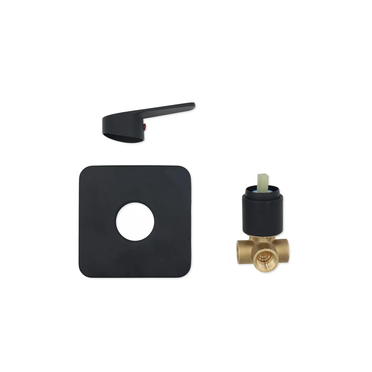 Concealed Shower Mixer Valve Matte Black – modern bathroom fitting South Africa