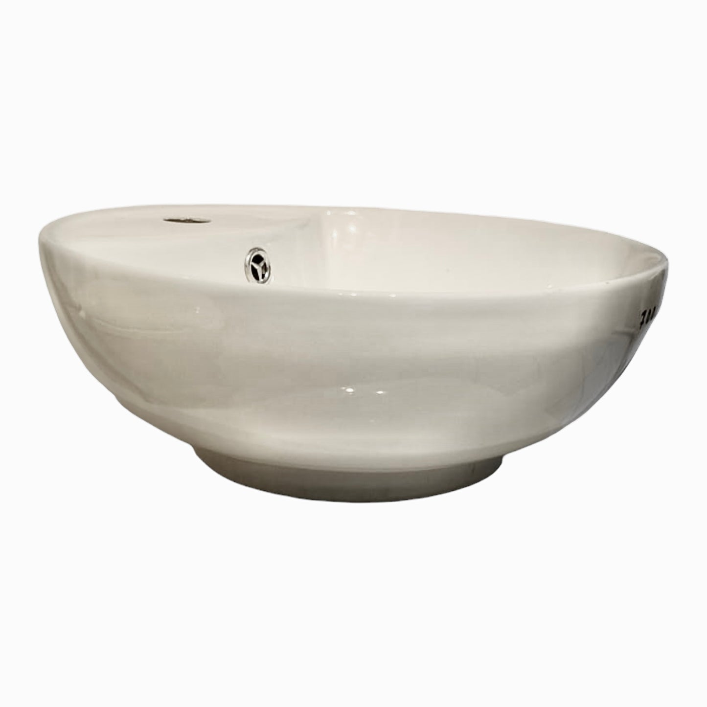 Round White Basin