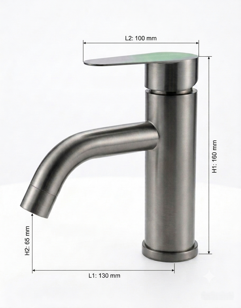 Basin faucet -Gunmetal