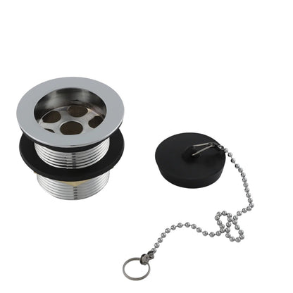 40mm Sink Waste with Rubber Plug