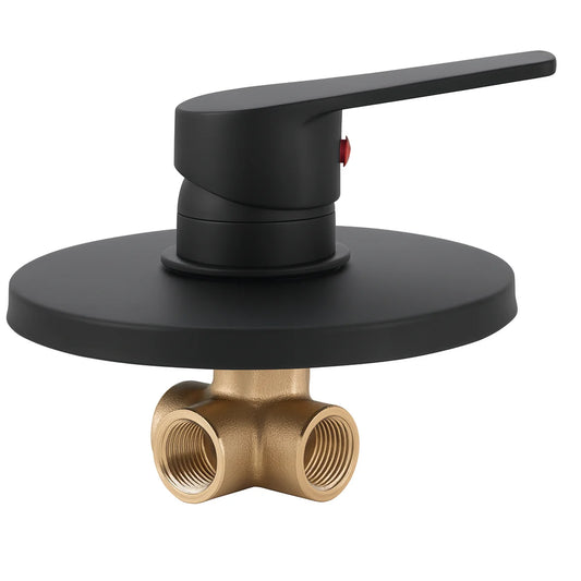 Concealed Shower Mixer Valve Matte Black – modern bathroom fitting South Africa