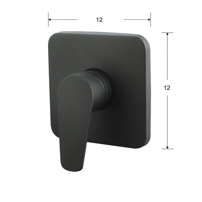 Concealed Shower Mixer Valve Matte Black – modern bathroom fitting South Africa