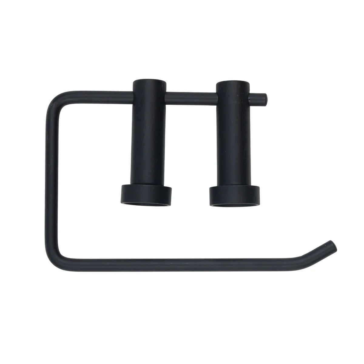 Matte black toilet roll holder – modern wall-mounted bathroom accessory South Africa