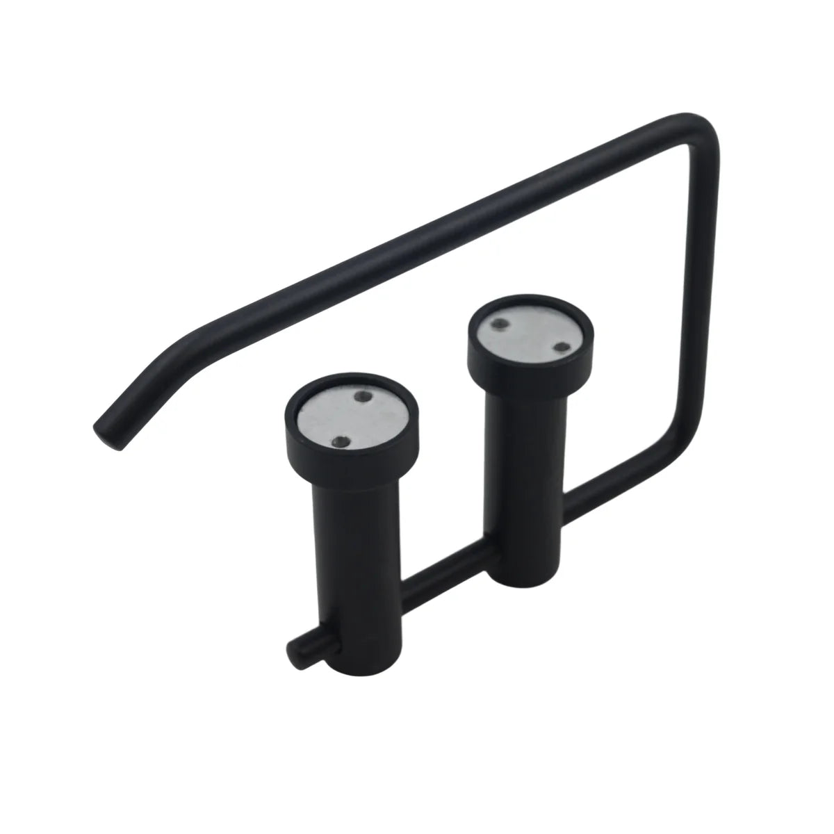 Matte black toilet roll holder – modern wall-mounted bathroom accessory South Africa