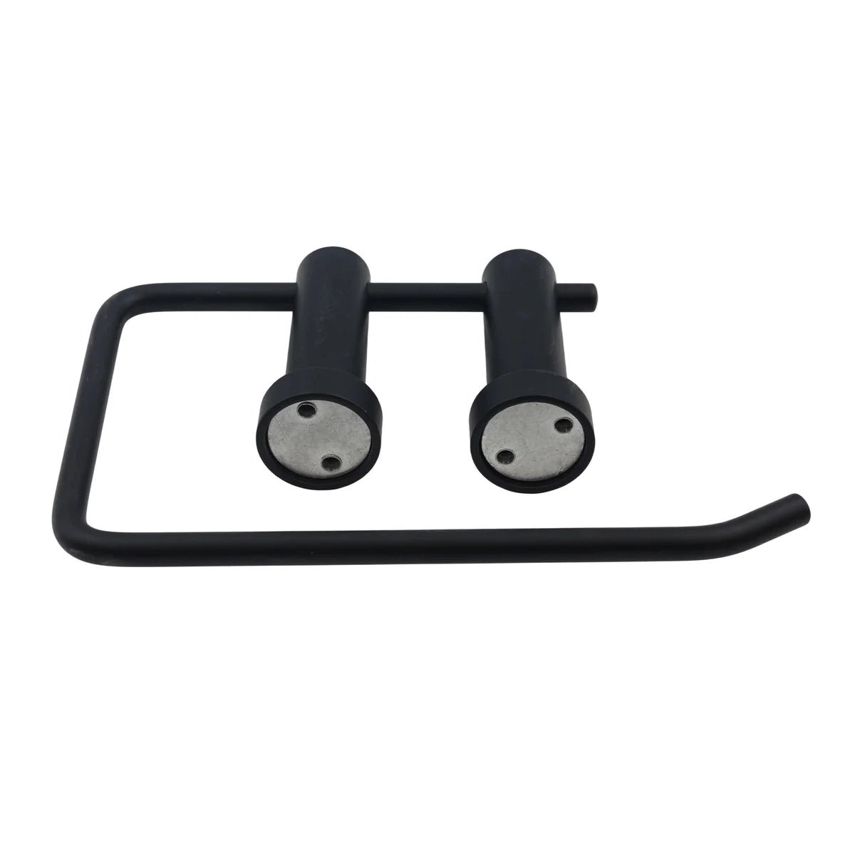 Matte black toilet roll holder – modern wall-mounted bathroom accessory South Africa