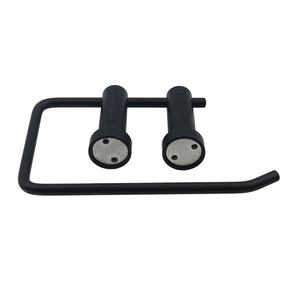 Matte black toilet roll holder – modern wall-mounted bathroom accessory South Africa