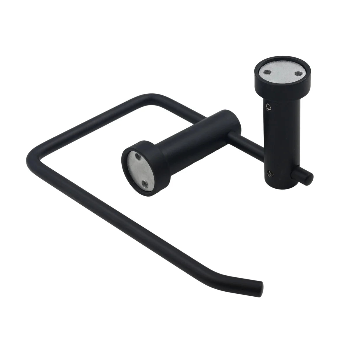 Matte black toilet roll holder – modern wall-mounted bathroom accessory South Africa