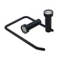 Matte black toilet roll holder – modern wall-mounted bathroom accessory South Africa