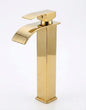 Modern Gold Waterfall Basin Mixer tap