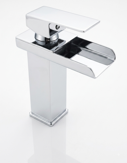 Waterfall basin tap-chrome