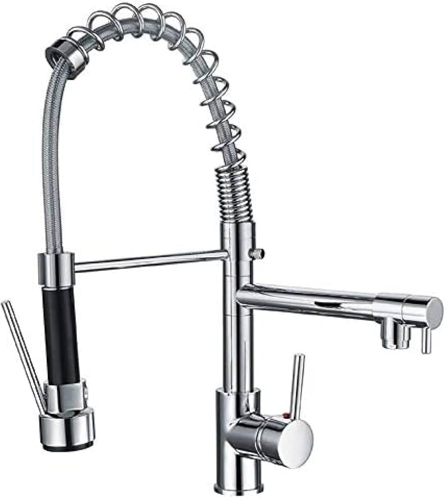 Pull-out 2 way spout kitchen faucet mixer