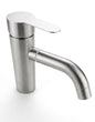 Basin tap -brushed silver
