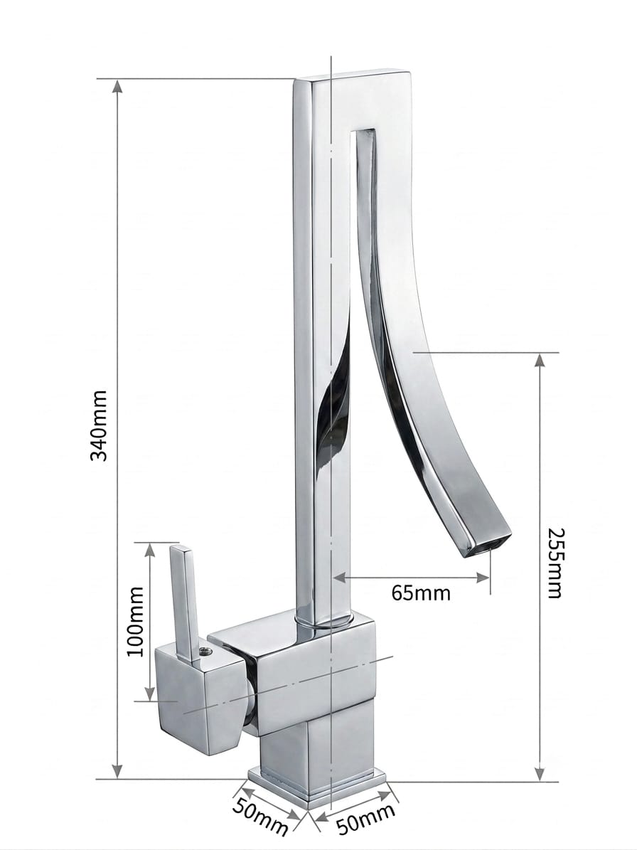 Chrome Architectural Mixer Tap