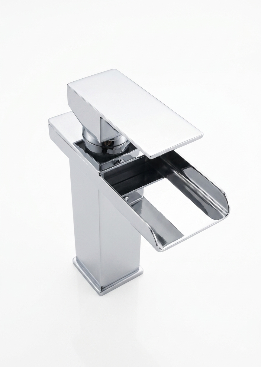 Waterfall basin tap-chrome