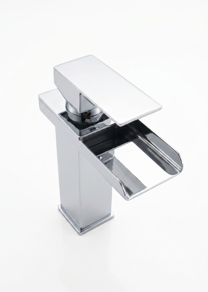Waterfall basin tap-chrome