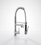 Pull-out 2 way spout kitchen faucet mixer