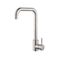 Kitchen sink square shape mixer -brushed silver
