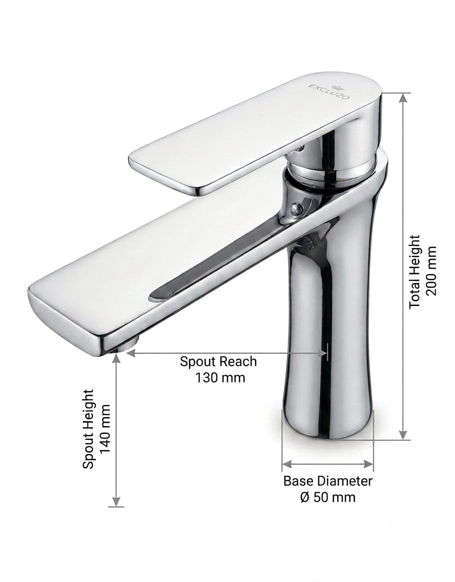 Basin mixer -chrome