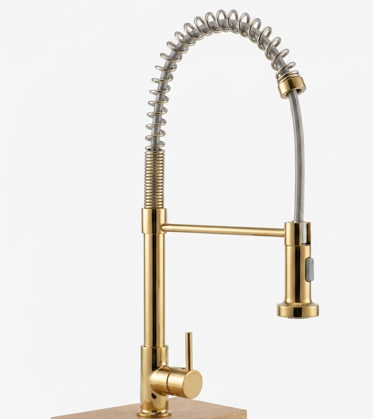 Pull-Out Kitchen Mixer -Gold