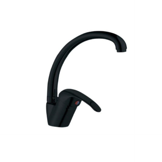 Kitchen sink mixer high spout  -matte black