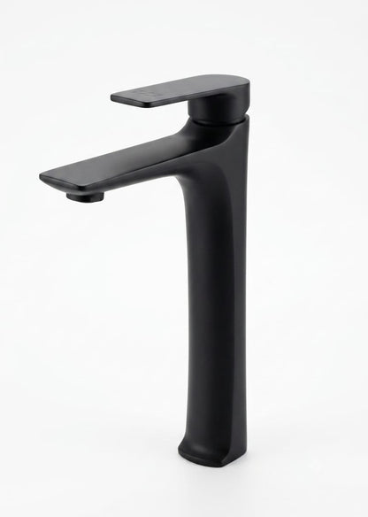 Modern Matte Black tall Basin Mixer Tap