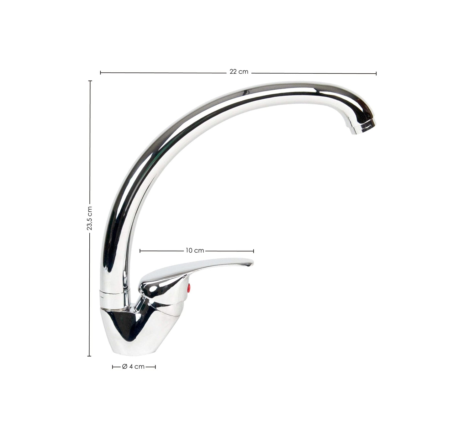 High spout kitchen mixer -Chrome
