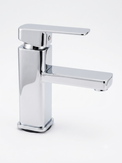 Square Basin mixer-chrome