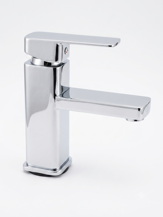 Square Basin mixer-chrome